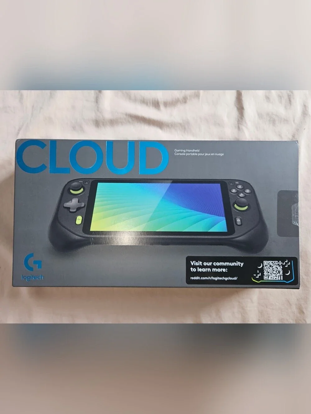 Logitech G Cloud Android Based RARE BLACK Handheld Video Game Console. NIB